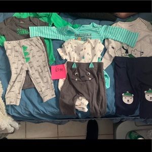 3 carters 3 piece sets new with tags 6m